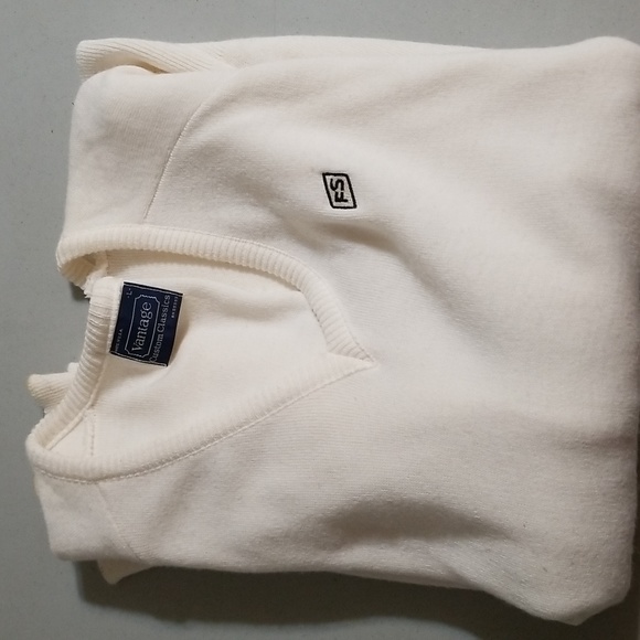 VINTAGE FARM SERVICE SWEATER SIZE LARGE - Picture 7 of 9